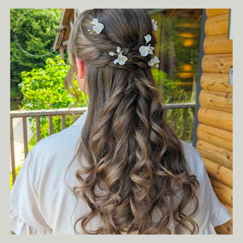 Image of bridal hair, large braided bun by Bethany Eleanor Hair & Beauty